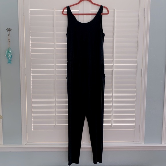 Garnet Hill Drape-neck Easy Knit Jumpsuit - Picture 9 of 12